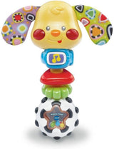 Sonajero para bebé VTech - Sonajero para bebé con diseño de cachorro, frases divertidas, música y efectos de luz - Para bebés de 3 a 24 meses Juguetes para bebés Naty Shop Default Title