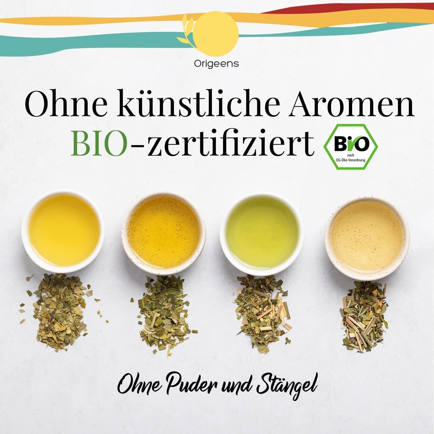 ORIGEENS SET REGALO TÉ BIO MATE X4 I Yerba Mate Bio 4X80G I Set té Yerba Mate, idea regalo