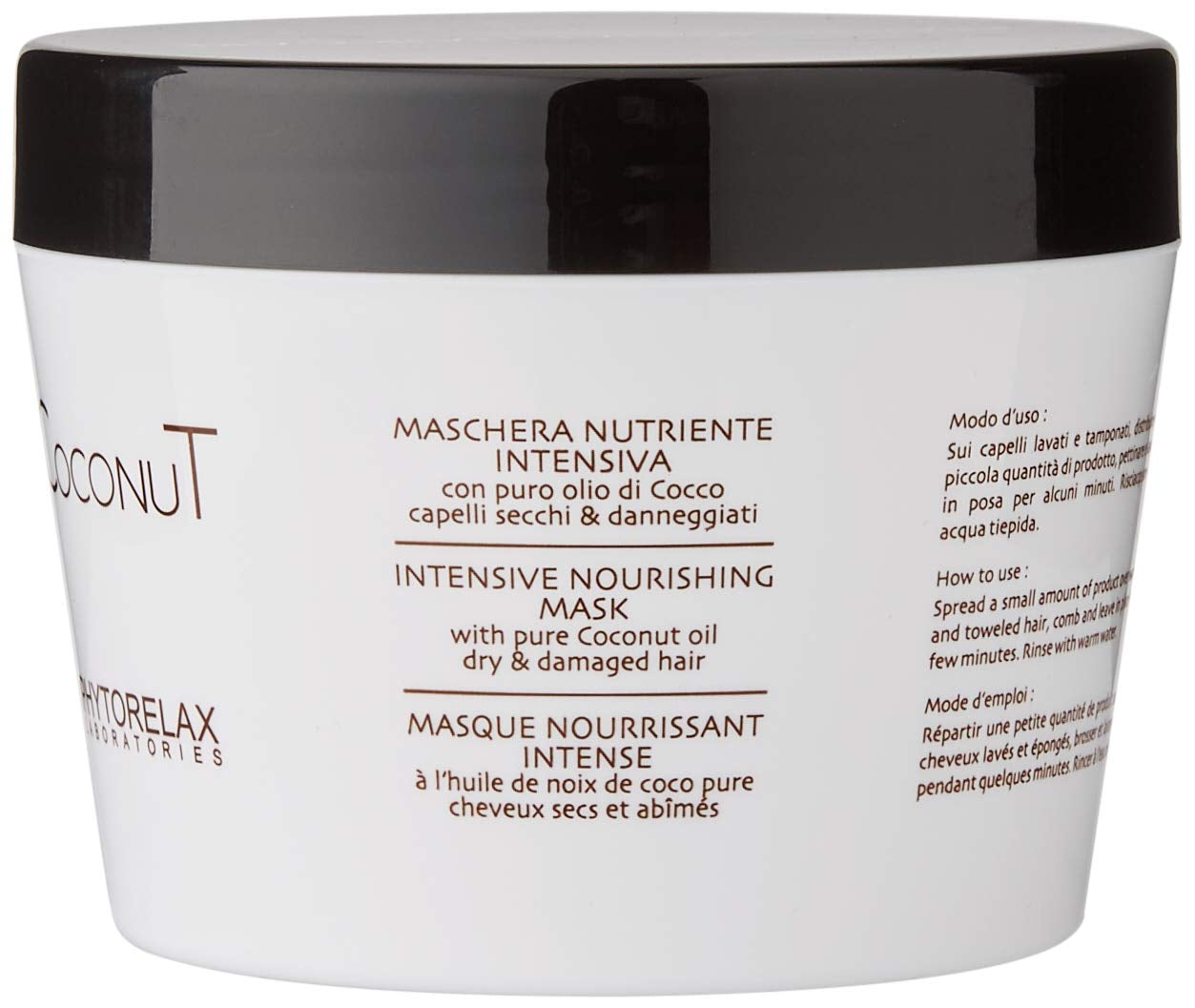Phytorelax Mascarilla Capilar Nutritiva Intensiva con Aceite de Coco, 1 Pack (1 x 250ml) Naty Shop Mascarilla Capilar