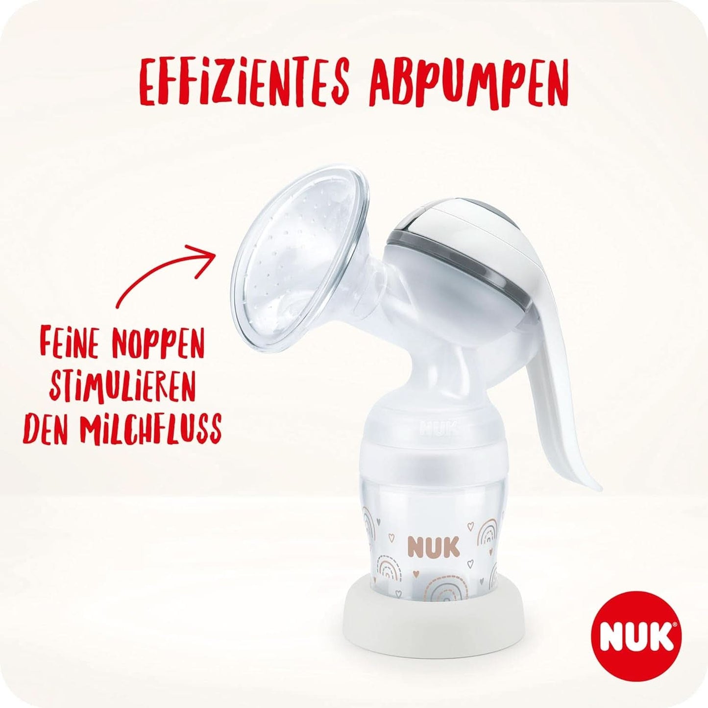 Set Sacaleches Manual NUK, Almohada Suave de Silicona, 2 Biberones Perfectamente Combinables, 150 ml Accesorios Alimentación y Lactancia Bebe Naty Shop