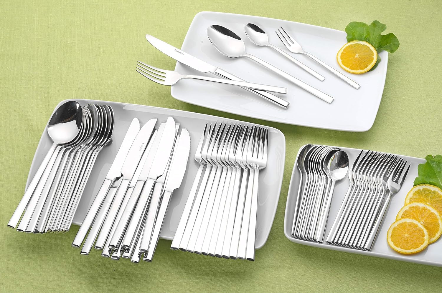 199-830 Cubertería Sophie de 60 piezas pulida en caja de regalo, Cocina Naty Shop