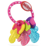El mordedor Nuby para bebés favorece la vista y la motricidad; el juguete de agarre de gel de hielo llega incluso a los molares; a partir de 4+ meses