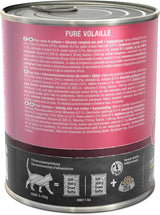LEONARDO Nassfutter für Katzen, Geflügel puro, 6 dosis de 800 g, Katzenfutter getreidefrei, Alleinfutter, Hecho en Alemania