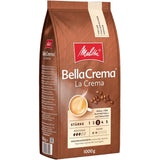 3 granos de café Melitta BellaCrema La Crema, tostado medio, 1 kg cada uno