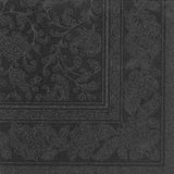 50 Servilletas Colección ROYAL pliegue 1/4 40 X 40 negro "Adornos"