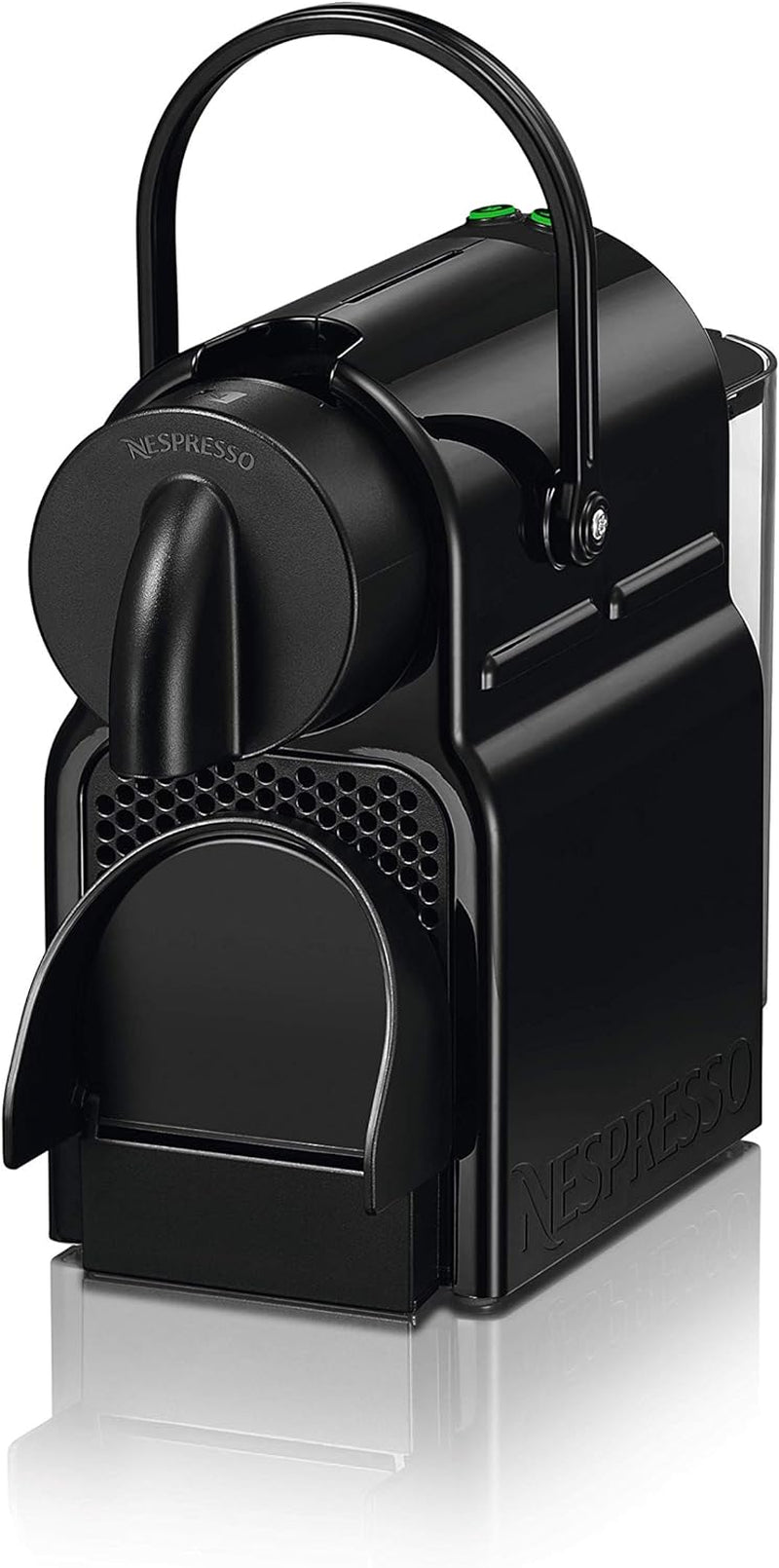Cafetera espresso de cápsulas Nespresso De'Longhi EN 80.B Inissia, bomba de alta presión y función de ahorro de energía, apagado automático a los 9 minutos, volumen de taza para espresso y longo, depósito de agua de 0,7 l, negra