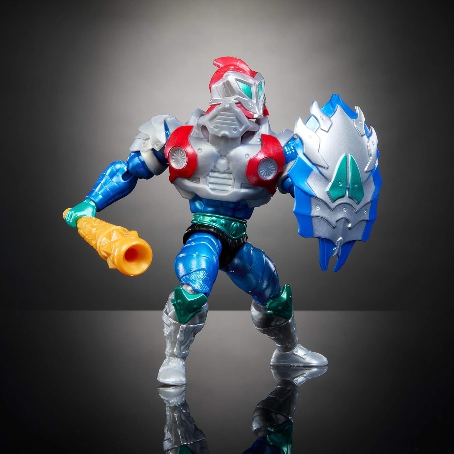 Masters of the Universe Origins Turtles of Grayskull Mekaneck Reptile Wars Figura de acción móvil, Teenage Mutant Ninja y MOTU Crossover Hero Toy, JBN00, [Multicolor] Figuras de acción Naty Shop
