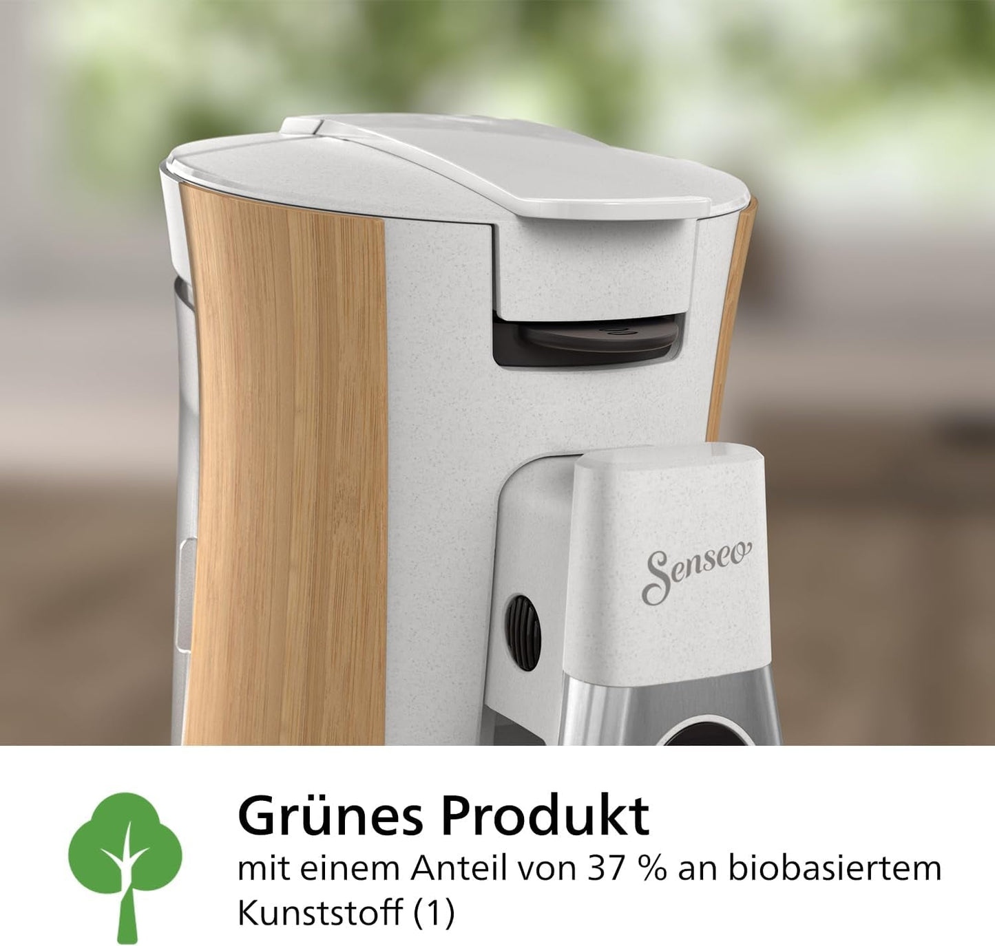 Cafetera espresso con cápsulas PHILIPS Senseo Select - Intensity Plus, con función Memo para 3 especialidades de café, Crema Plus, producto ecológico, alta calidad, blanco sedoso (CSA240/05)