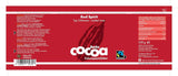 Red Spirit, cacao fino aromatizado con vino tinto, 250 gramos de cacao y chocolate caliente Naty Shop