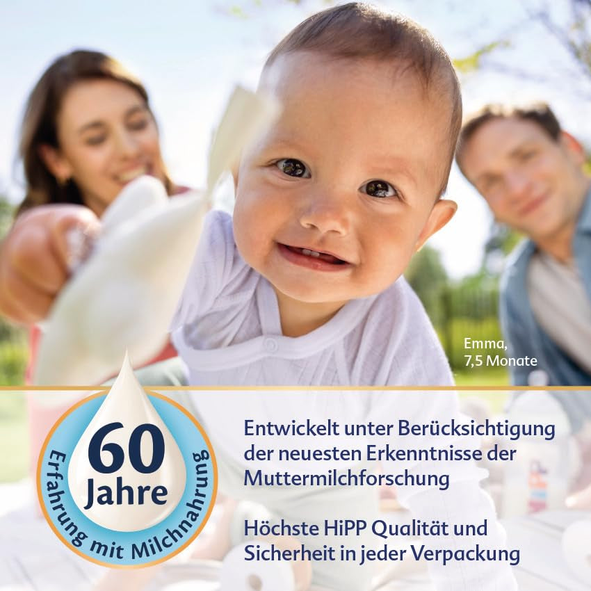 HiPP PRE Fórmula Combiótica Orgánica Lista para Beber (6 x 200ml) Leche Infantil Desde el Nacimiento Solo Contiene Lactosa como Carbohidrato Mejor Orgánico