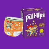 Huggies Pañales Pull-Up Trainer Day para niños - 2-4 años Tamaño 6-7 Pañales Pull-Up (40 pantalones) - Pantalones de entrenamiento para ir al baño para un fácil entrenamiento para ir al baño - Aprende de húmedo a seco