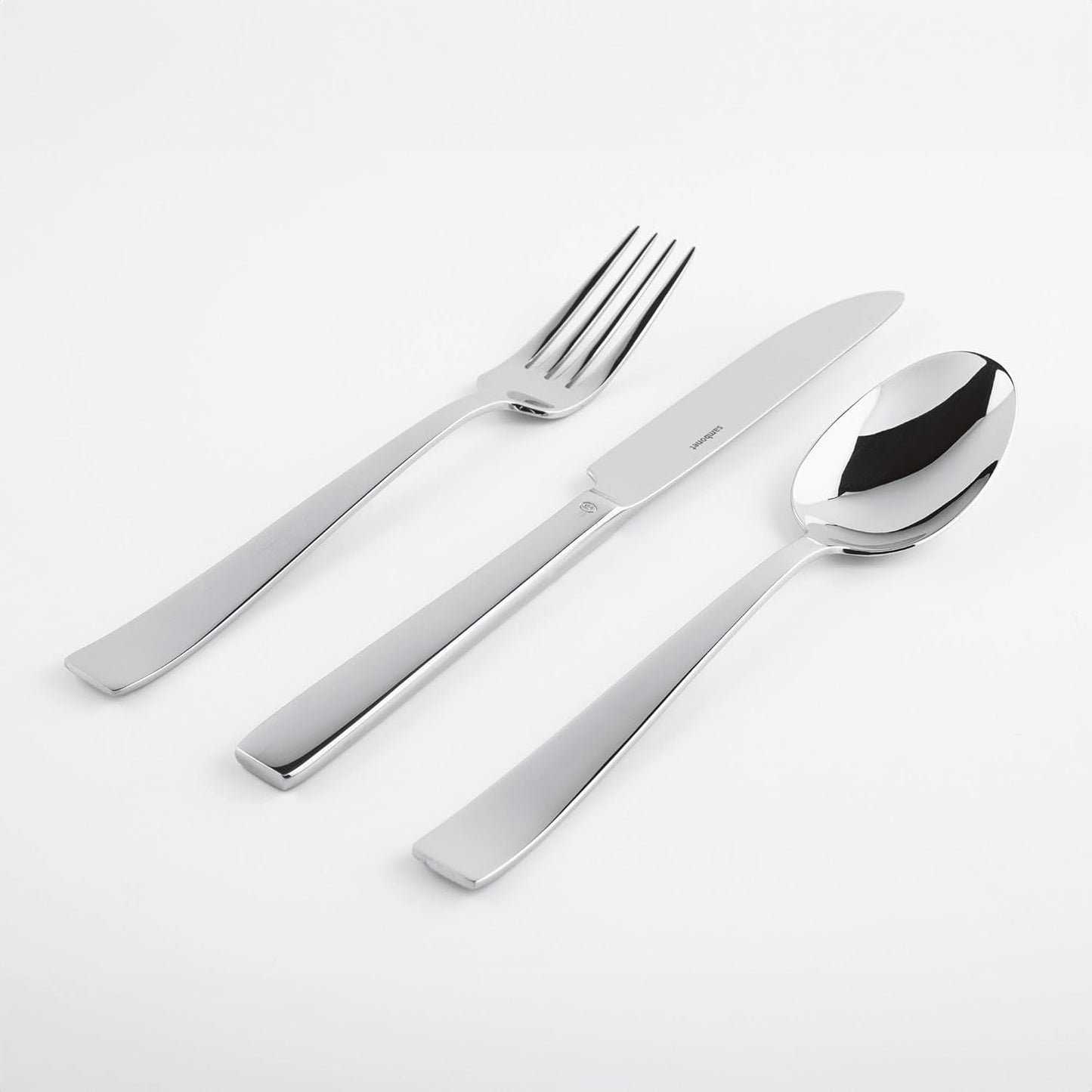 Sambonet 62512-83 Juego de Cubiertos Planos Monoblock, 36 Piezas, Acero Inoxidable 18/10, Apto para Lavavajillas Cocina Naty Shop