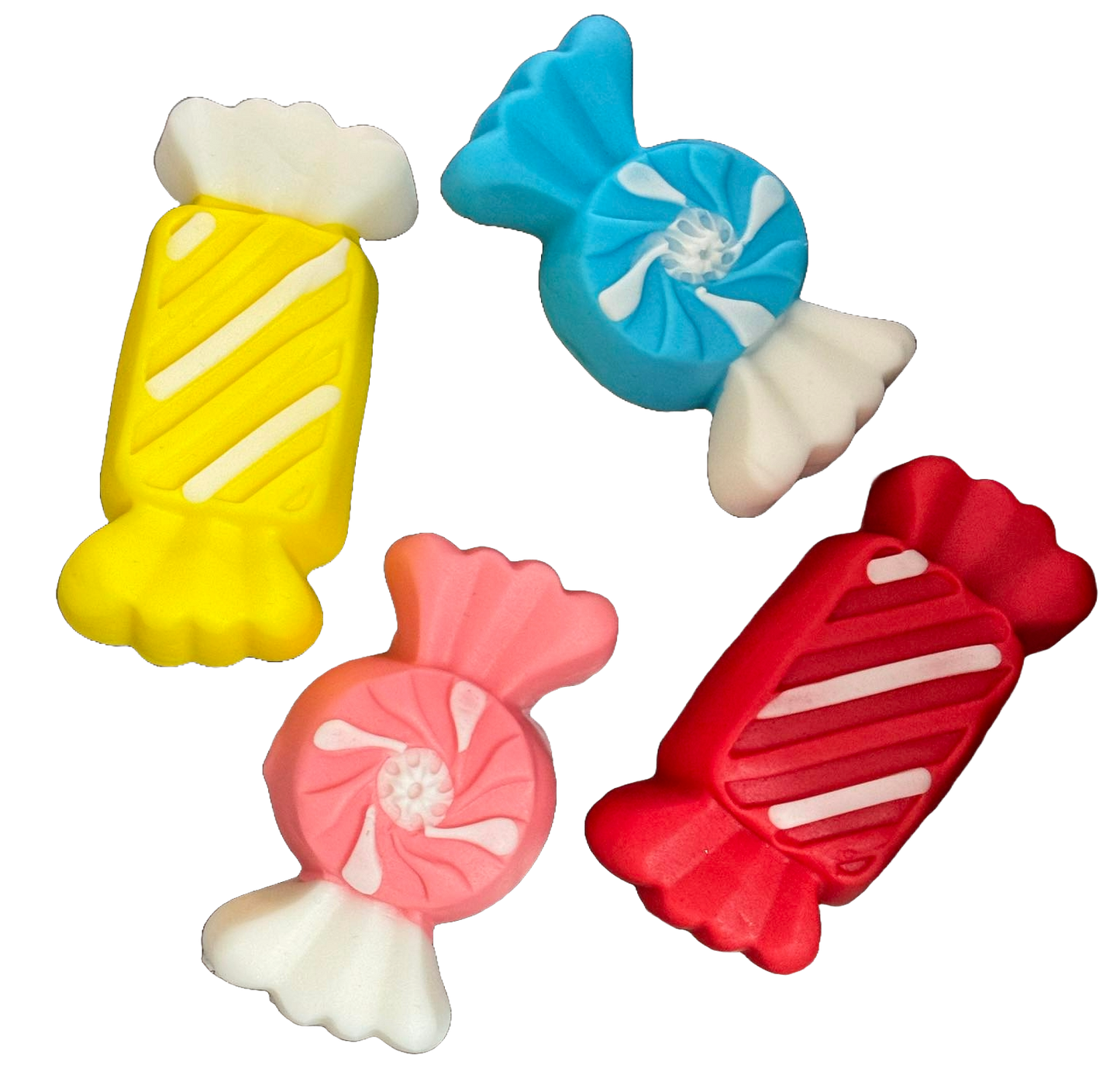 Juego de 4 decoraciones de azúcar comestible, Decoraciones de dulces de Sugar Paste Nati Shop