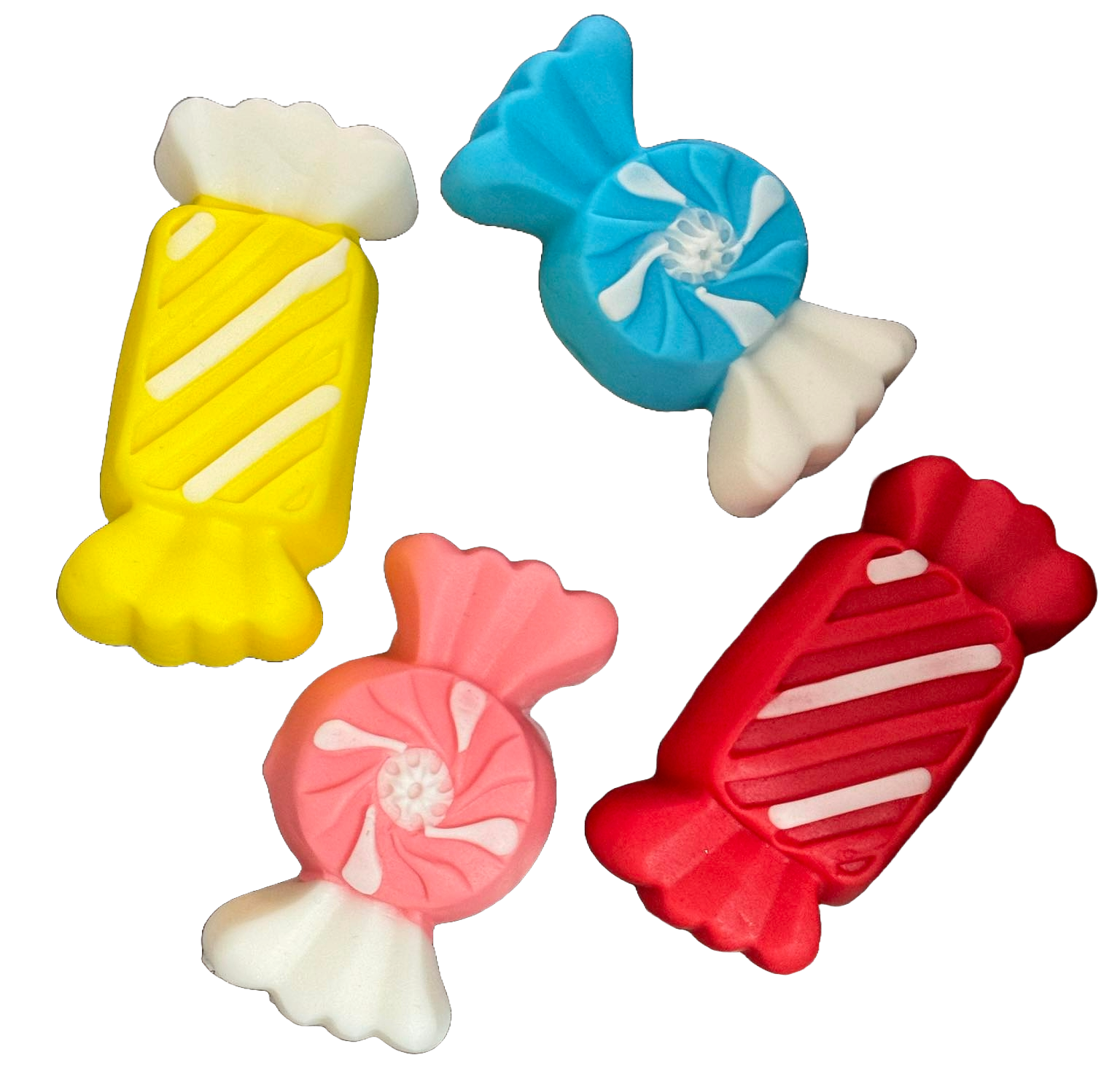 Juego de 4 decoraciones de azúcar comestible, Decoraciones de dulces de Sugar Paste Nati Shop