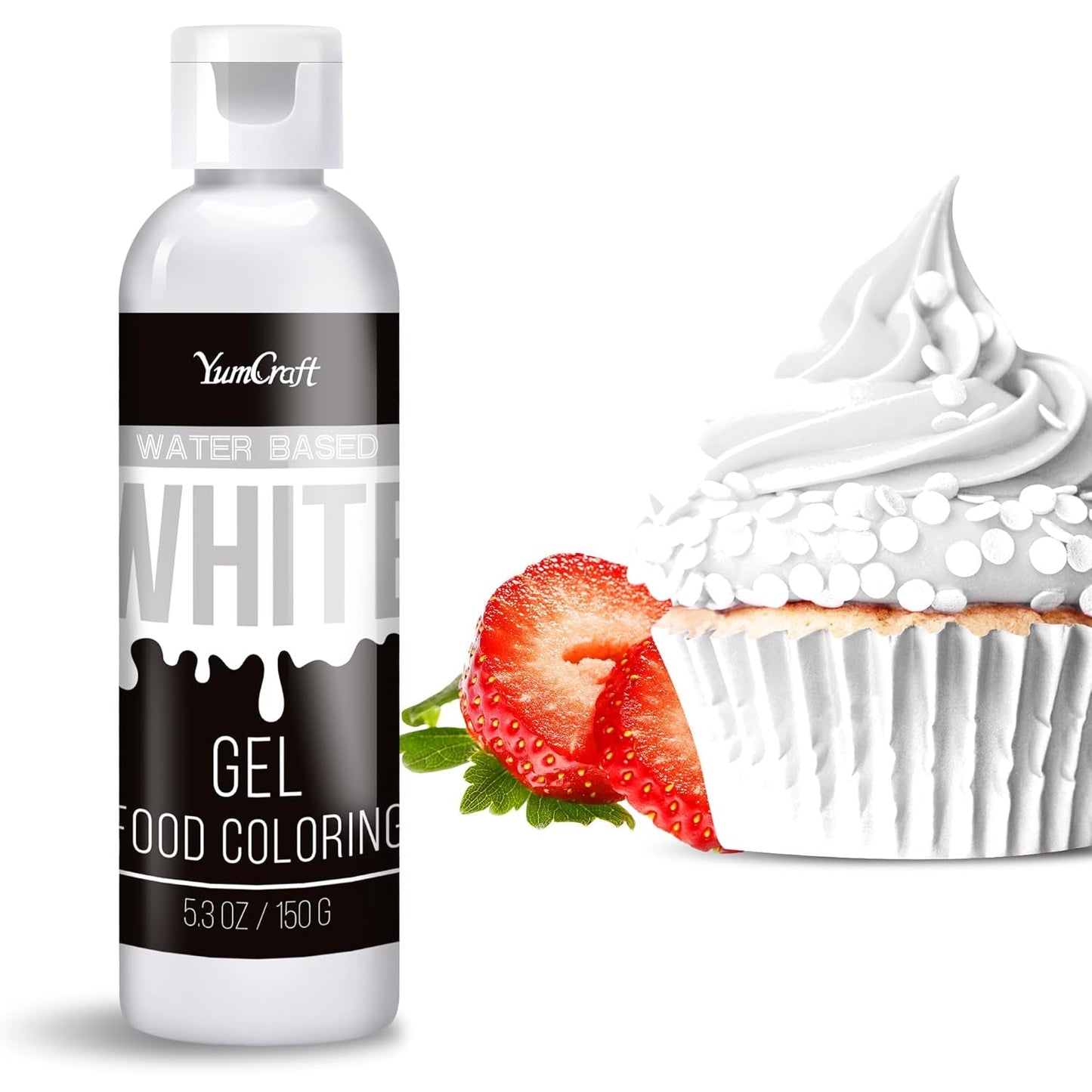Color alimentario en gel – Color alimentario en gel altamente concentrado para pasteles, hornear, huevos de Pascua, bebidas – Color alimentario sin azúcar para fondant, glaseado, limo, decoración de pasteles (terciopelo rojo, 150 g)