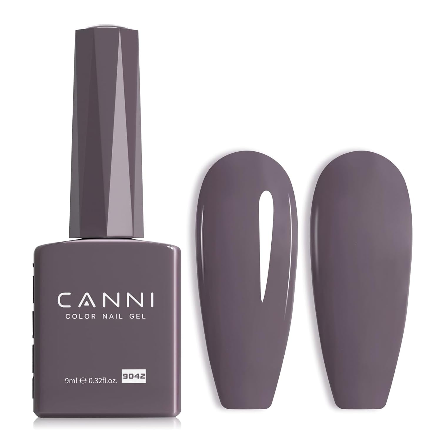 CANNI esmalte de uñas en gel, semipermanente, morado oscuro, esmalte de uñas, gel UV, remojo, manicura