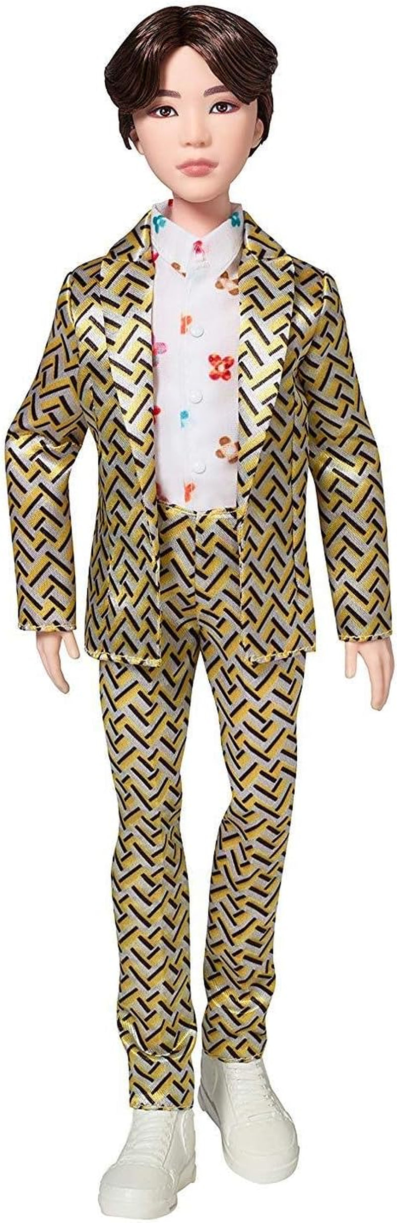 Mattel GKC92 - Figura de acción BTS Idol Suga, juguete coleccionable K-Pop Merch, multicolor