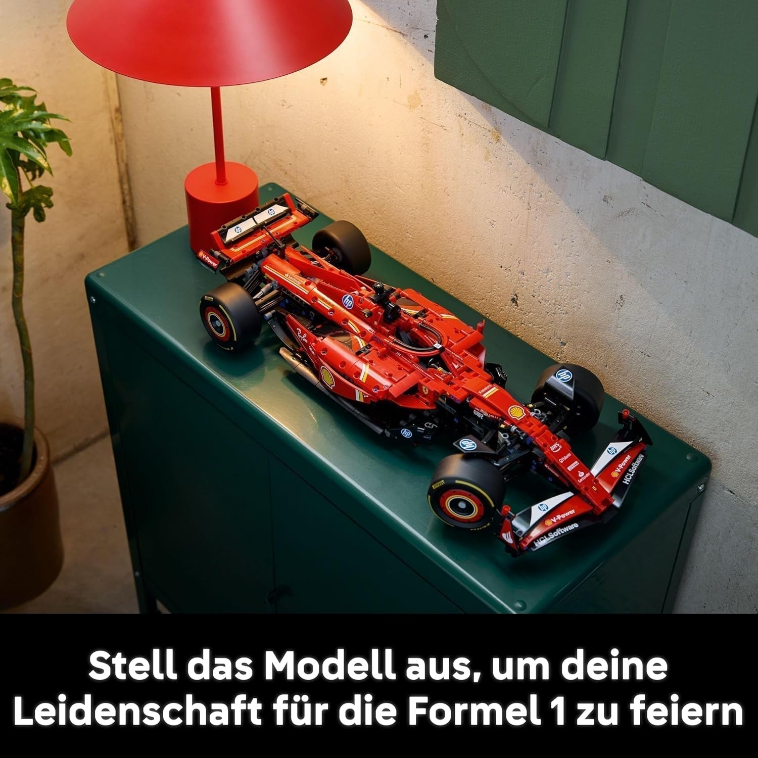 LEGO Technic Ferrari SF-24 F1 Race Car - Maqueta de coche para adultos - Set coleccionable de Fórmula 1 - Motor V6, caja de cambios, dirección y DRS en escala 1:8 - Regalo para los amantes de los deportes de motor y los coches de carreras 42207 Juegos de construcción Beuche den LEGO-Store