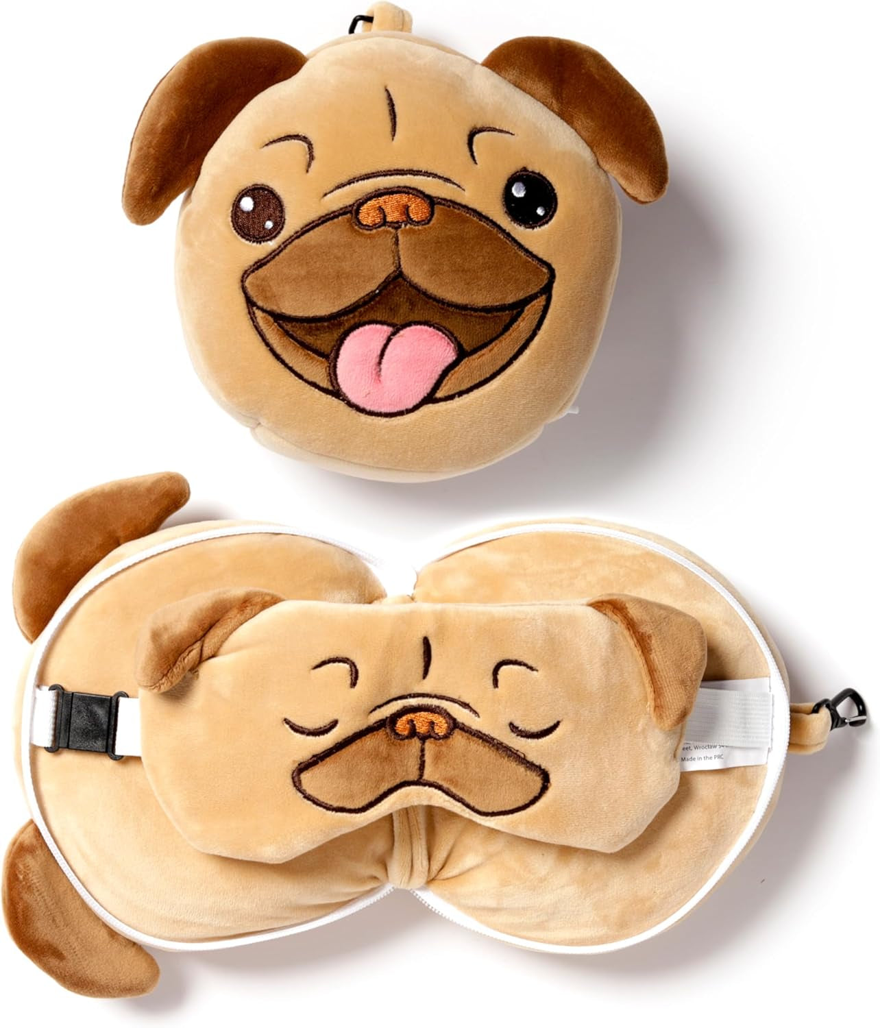 Almohada Puckator, Poliéster Elastano, Multicolor, Almohadas de Viaje Talla Única Naty Shop Default Title