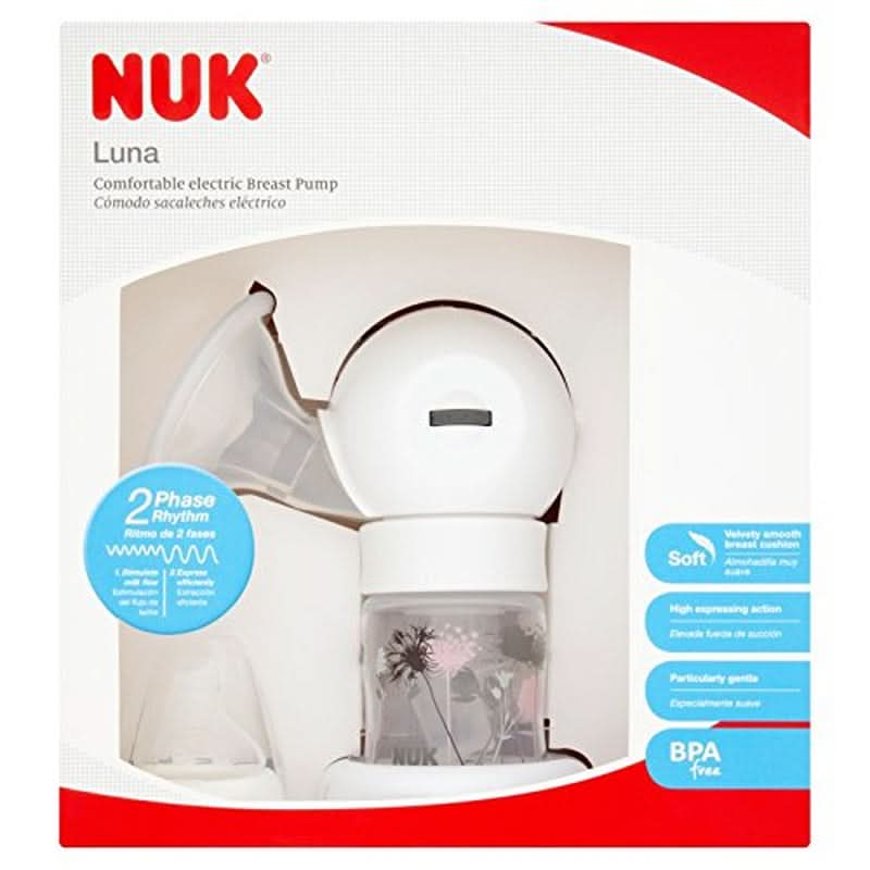 Sacaleches eléctrico Nuk Luna Accesorios Alimentación y Lactancia Bebe Naty Shop