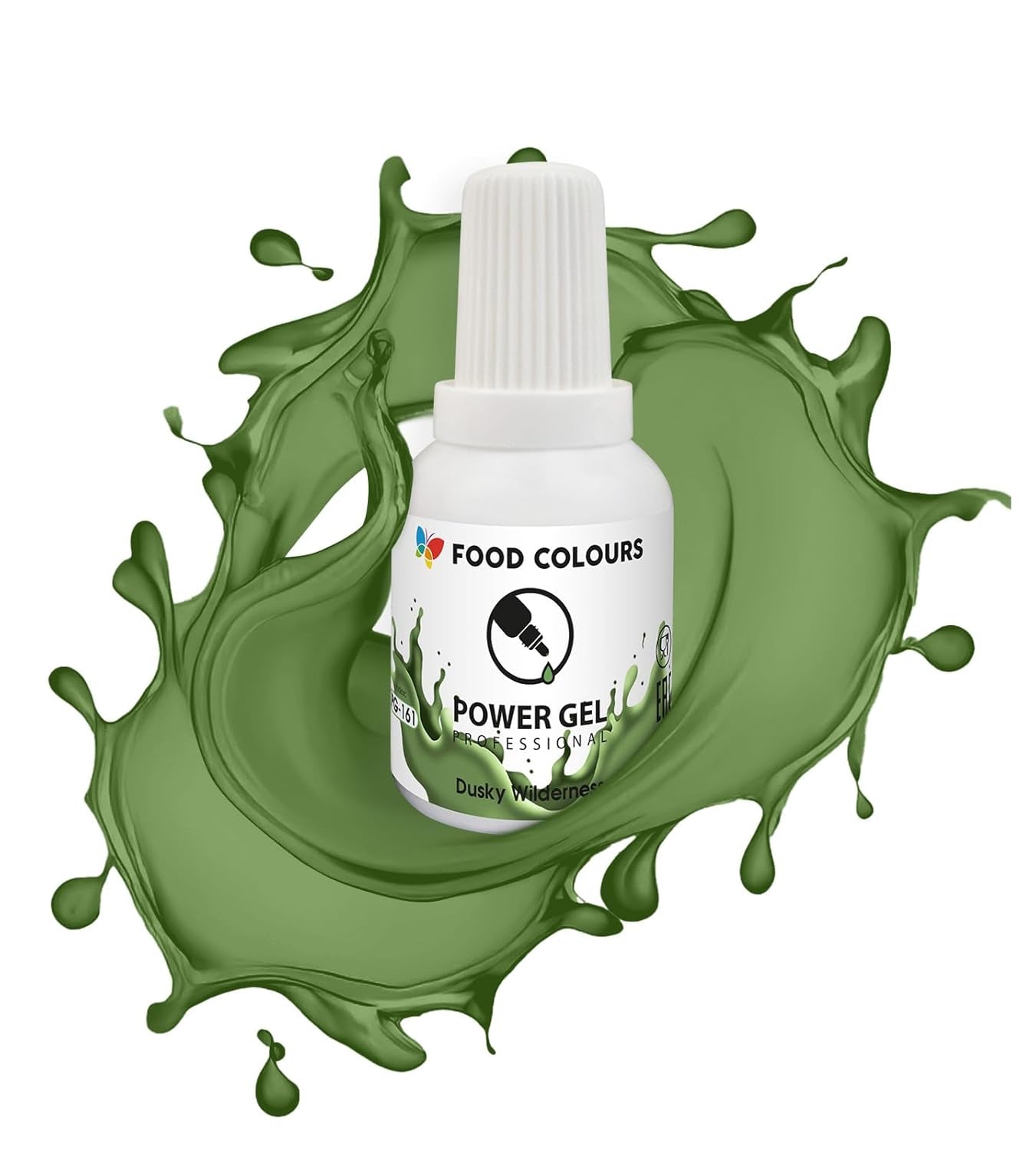 Colorante alimentario en gel, beige, color champán, 20 g. Colorante alimentario para una amplia gama de aplicaciones para decoración de tartas, tartas, natas, bizcochos, glaseado real, macarons.