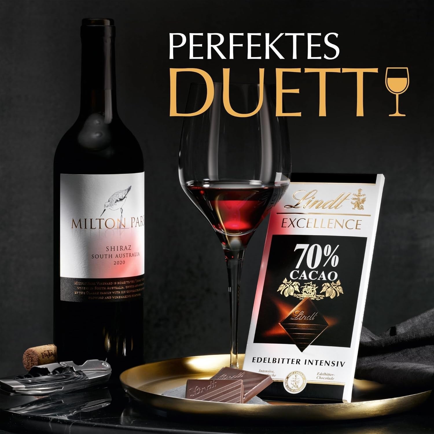 Lindt EXCELLENCE 70% cacao - chocolate negro, tableta de 100 gramos Naty Shop