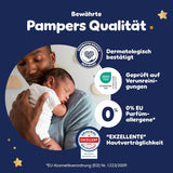 Los pañales Pampers Night Pants talla 6, 138 piezas, 13 kg-19 kg, brindan protección adicional durante toda la noche.