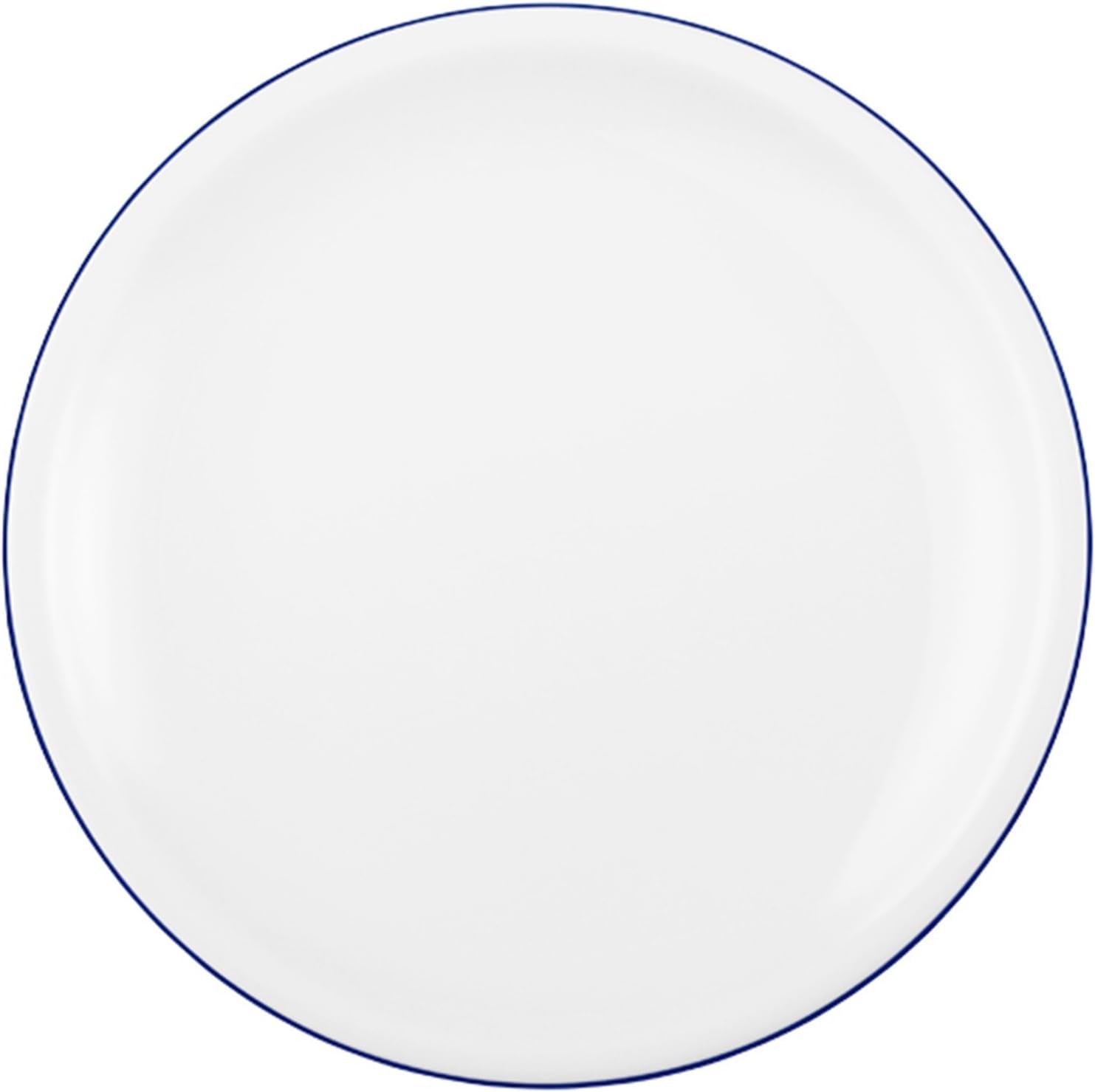 Servicio de café Seltmann Weiden de 18 piezas | Serie compacta, borde azul | El juego incluye 6 platos de desayuno, 6 tazas de café y 6 platillos, azul.