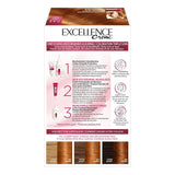 Paris Excellence Creme 7.43 Hair Color Rojo - Coloración (Rojo, Rubio Cuuvré Dorado, Bélgica, 63mm, 100mm, 163mm) Naty Shop Tinte para el cabello