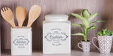 Caja para galletas Excelsa, cerámica, blanco marfil, Capacidad: 3 litros Cajas para guardar alimentos Naty Shop