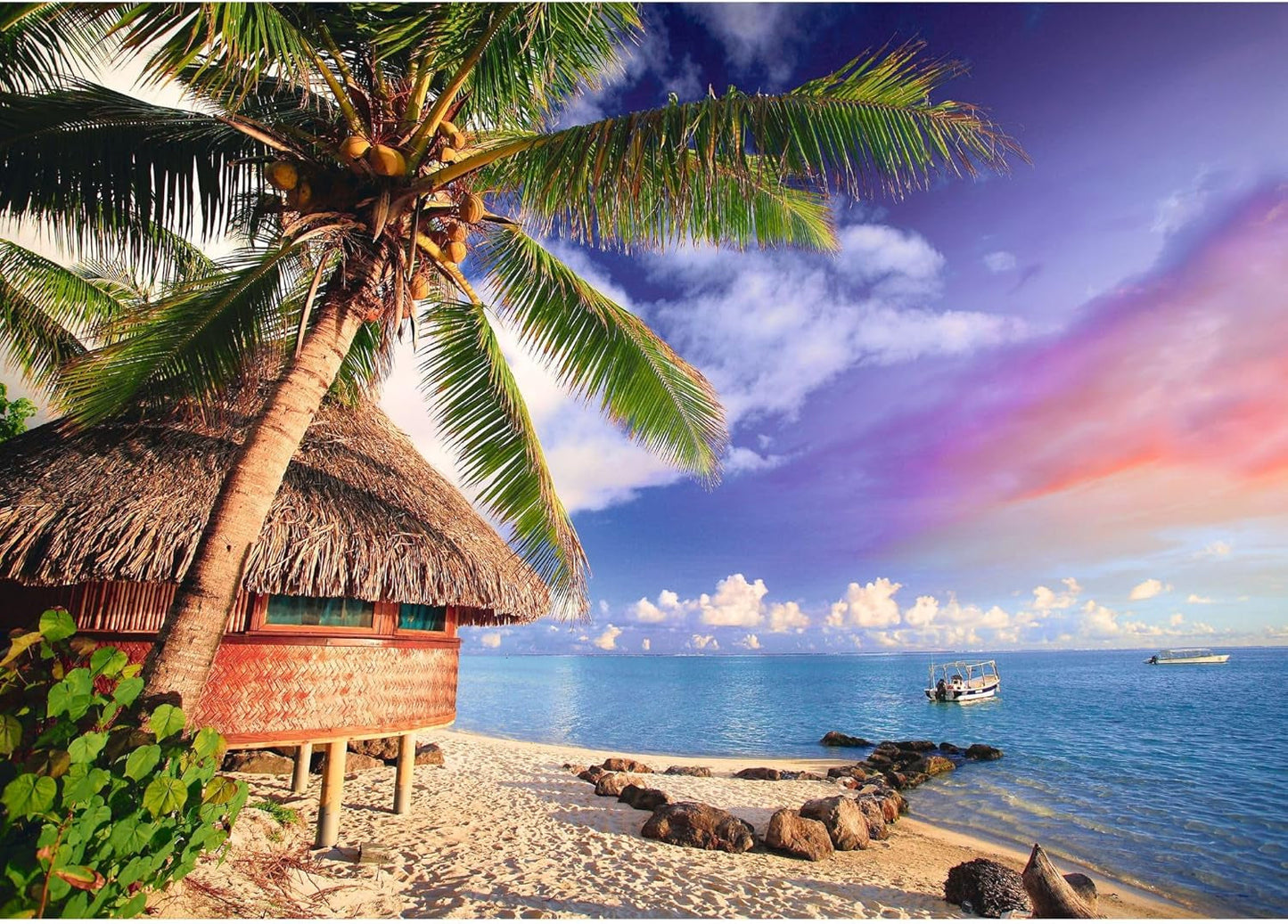Trefl - Isla Bora-Bora - Rompecabezas de 500 piezas - Rompecabezas Diy Holiday View Entretenimiento creativo Divertido rompecabezas clásico para adultos y niños 10+ Puzzle Naty Shop