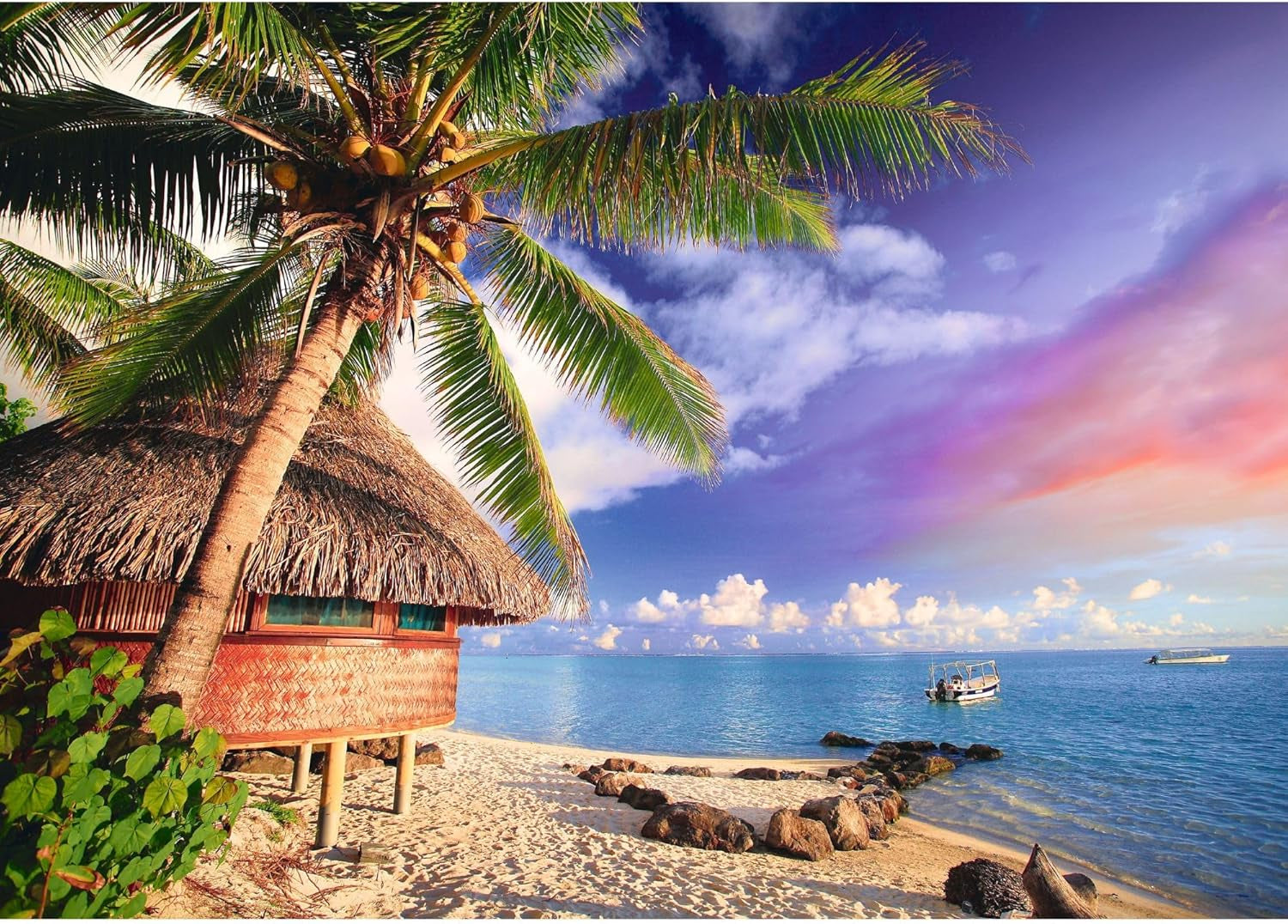 Trefl - Isla Bora-Bora - Rompecabezas de 500 piezas - Rompecabezas Diy Holiday View Entretenimiento creativo Divertido rompecabezas clásico para adultos y niños 10+ Puzzle Naty Shop