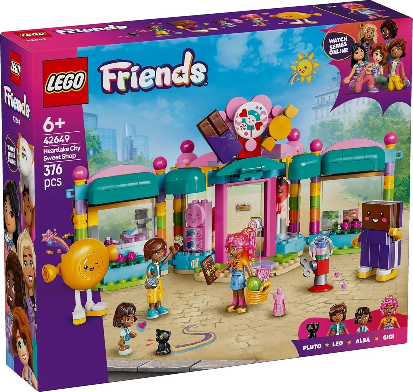 LEGO Friends Heartlake City Shop Set de juego para niñas a partir de 6 años Juego de rol con 2 minimuñecas, micromuñecas y juguete para gatos 42649 Juegos de construcción Besuche den LEGO-Store