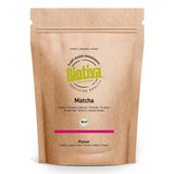 Té Matcha Orgánico 100g - Matcha Original en Polvo - Batidos de Té Latte - Matcha Orgánico de la más Alta Calidad de Japón - Embotellado y Controlado en Alemania - Biotiva