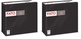 - Pañuelos de papel desechables Suavidad y suavidad Paquete de 40 pañuelos Tamaño 38X38 Plegado 4 2 capas Color negro Papel de celulosa 100% pura con certificación Fsc (paquete de 2)