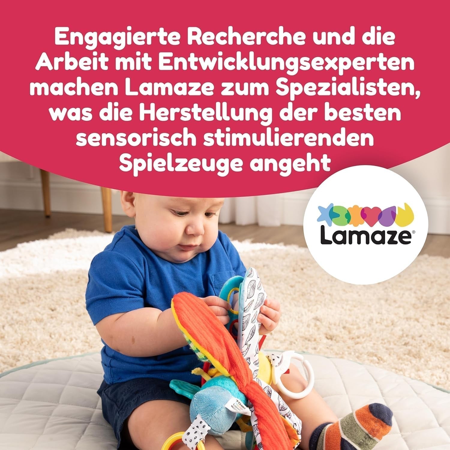 Lamaze Juguete Bebé "Freddie la Luciérnaga" Clip & Go, Juguete de Alta Calidad para Niños Pequeños, Colgante de Agarre para Fortalecer la Relación Padre-Hijo, A Partir de 0 Meses, Múltiples Colores Bebe Toys Naty Shop