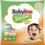 Pañales para bebés sensibles, talla 7, extra grande plus (+15 kg), 14 piezas