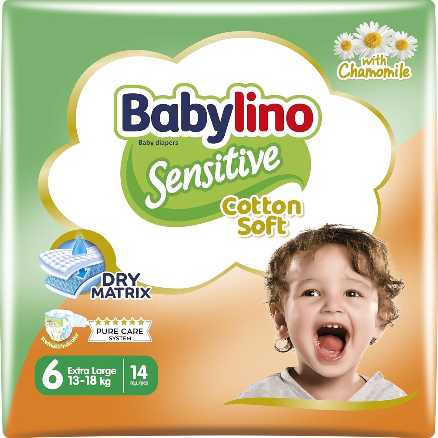 Pañales para bebé Sensitive talla 4, Maxi (8-13 kg), 20 piezas