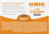 IAMS Delights Kitten Nassfutter - Multipack Katzenfutter mit Hunn in Sauce, Futter de alta calidad para niños pequeños de 1 a 12 meses, 12 x 85 g
