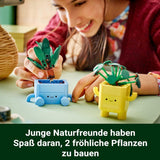LEGO Botanicals Happy Plants - Set de bricolaje para niños con 2 flores artificiales y 2 macetas de colores con caras de dibujos animados - Idea de regalo para niñas a partir de 9 años - 10349 Besuche sets de construcción den LEGO-Store