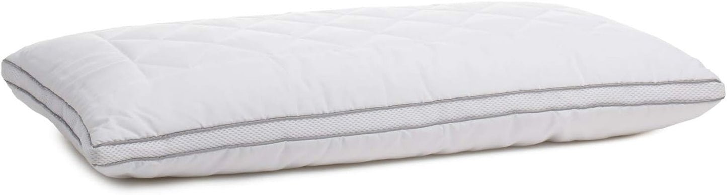 Gözze - Almohada con cojín interior 150G y tira climática, incluye bolsa de recambio, 40 X 80 Cm - Blanco Naty Shop almohadas estándar