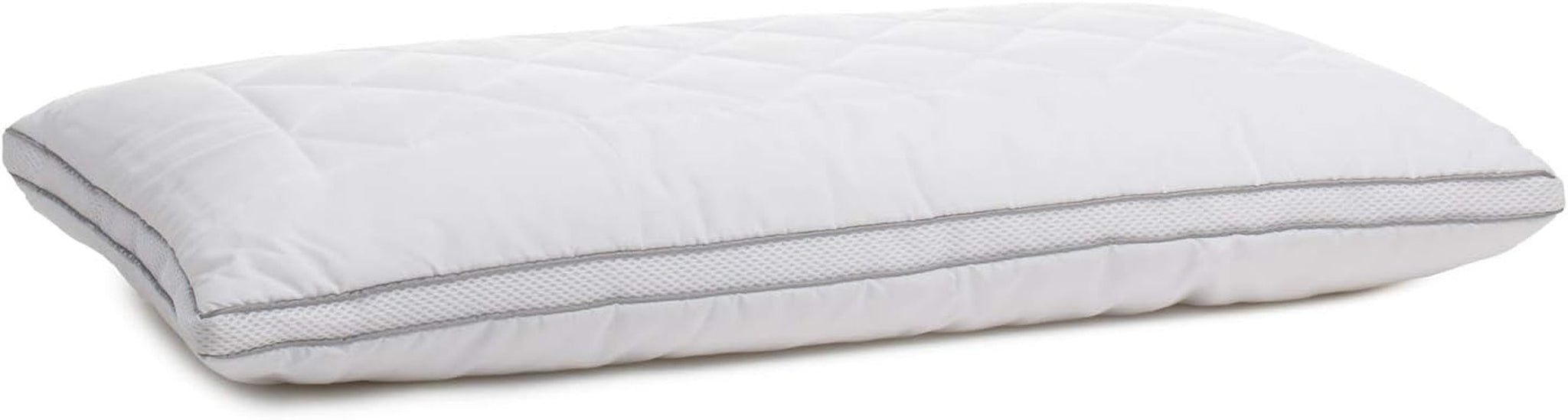 Gözze - Almohada con cojín interior 150G y tira climática, incluye bolsa de recambio, 40 X 80 Cm - Blanco Naty Shop almohadas estándar