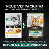 Pro Plan comida húmeda esterilizada para gatos adultos con pollitos, paquete de 26 (26 x 85 g)