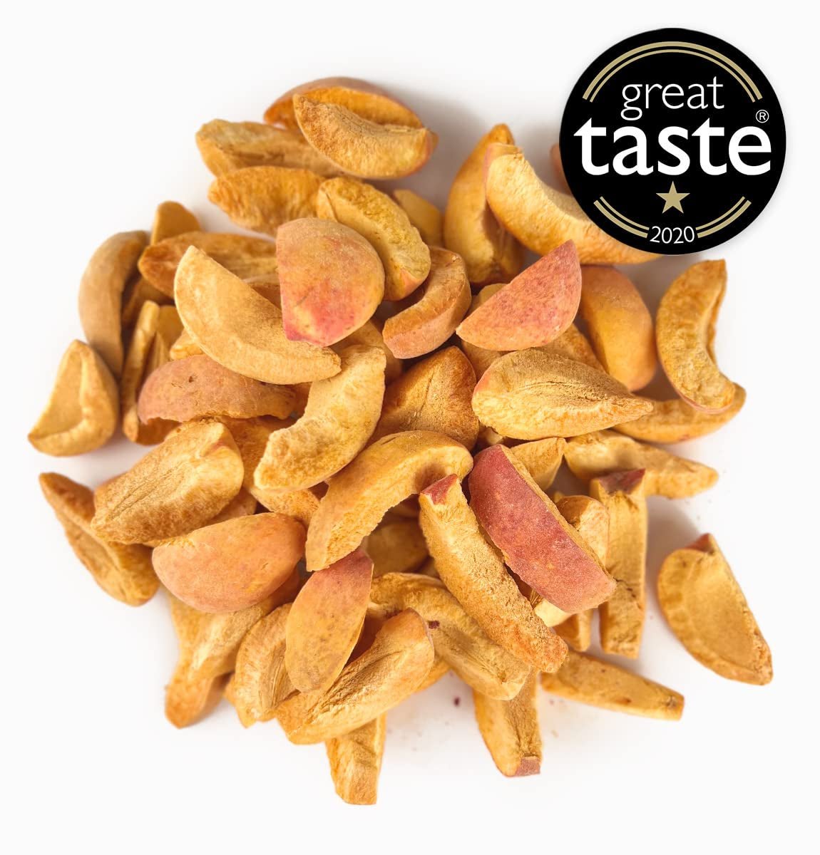 Albaricoques liofilizados BRIX | Orejones naturales 85 g | Premio Gran Sabor para frutos secos secos | Sin OGM, Sin Gluten, Vegano, Vitaminas En Conserva Naty Shop Productos Deshidratados