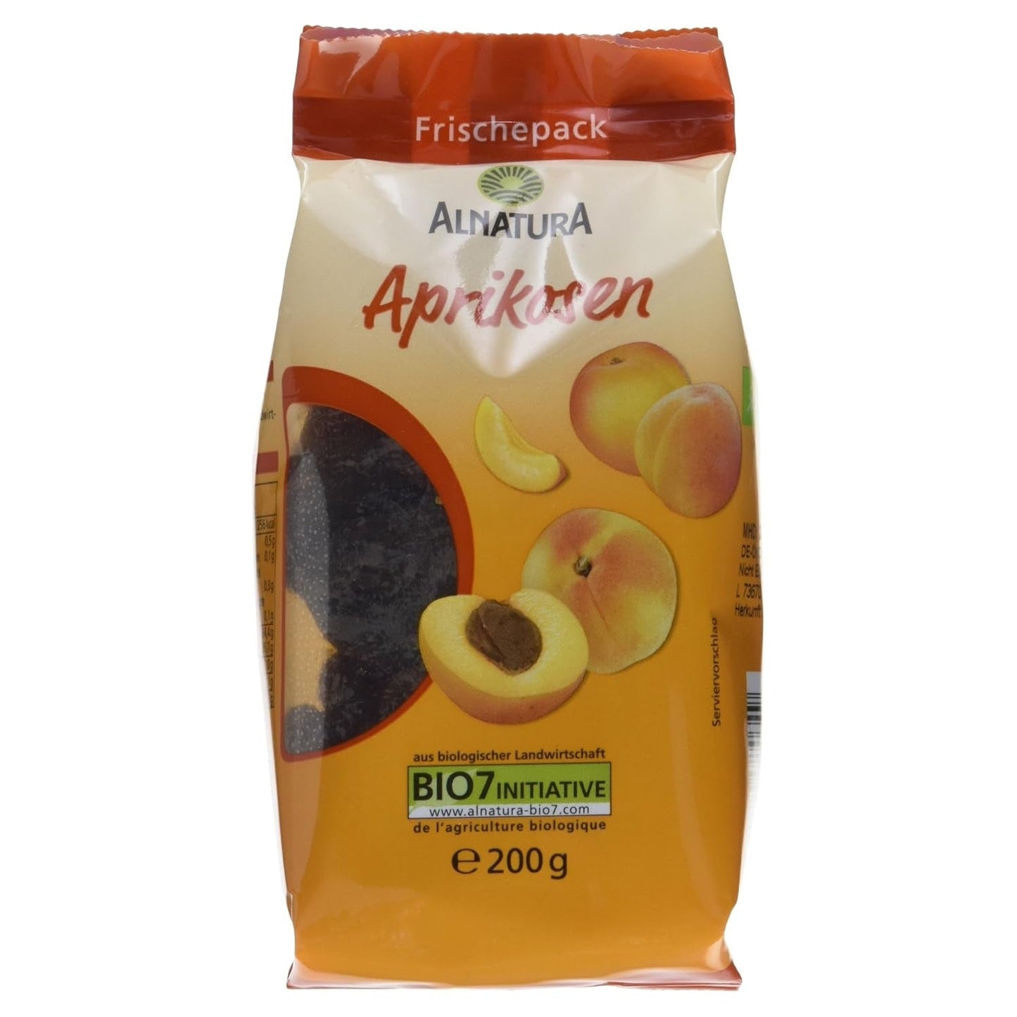 Albaricoques secos ecológicos, sin semillas, 200g Productos deshidratados Naty Shop Título predeterminado