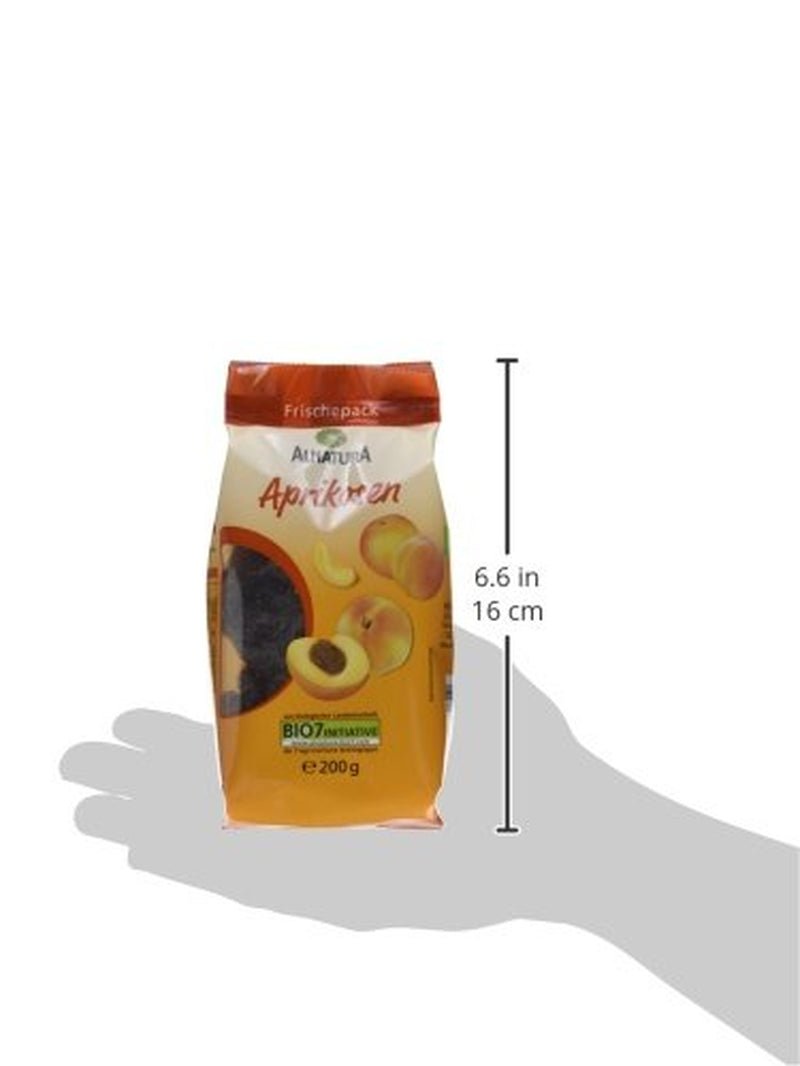 Albaricoques secos ecológicos, sin semillas, 200g Naty Shop productos deshidratados