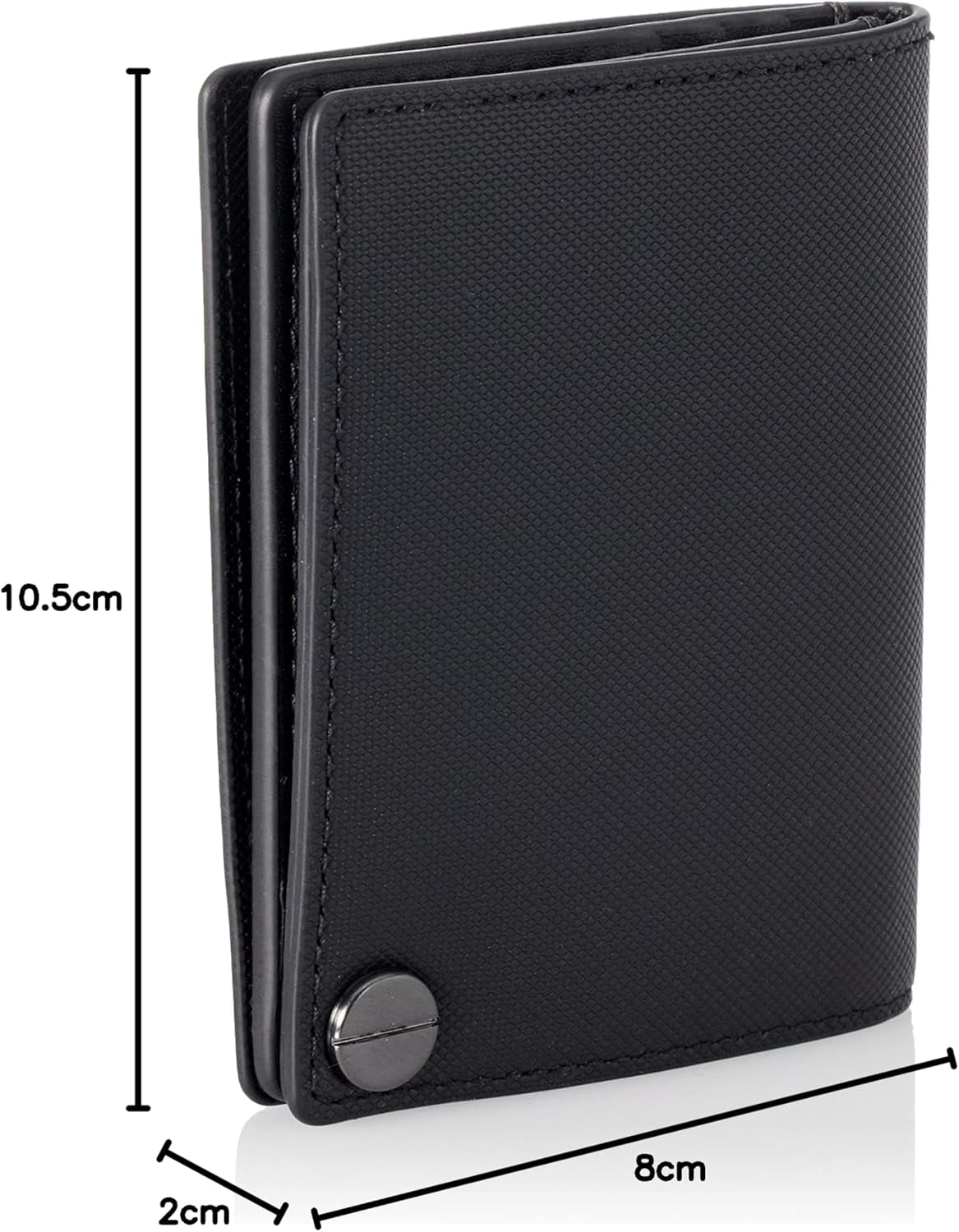 Calvin Klein CK CLEAN PQ COVERED CARDHOLDER Cartera para hombre, negro (Ck Black), Cartera OS Hombre Naty Shop