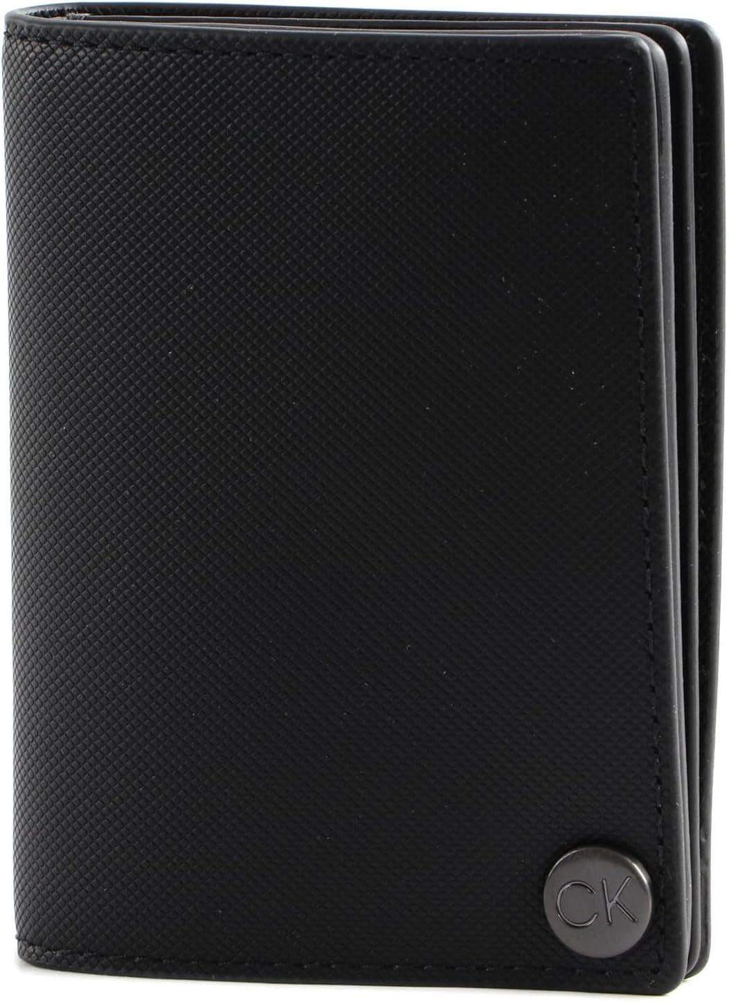 Calvin Klein CK CLEAN PQ COVERED CARDHOLDER Cartera para Hombre, Negro (Ck Black), OS Cartera para Hombre Naty Shop Título predeterminado