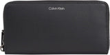 Calvin Klein CK CONCISE LONG ZIP AROUND Cartera para hombre, negro (Ck Black), OS Cartera para hombre Naty Shop Título predeterminado