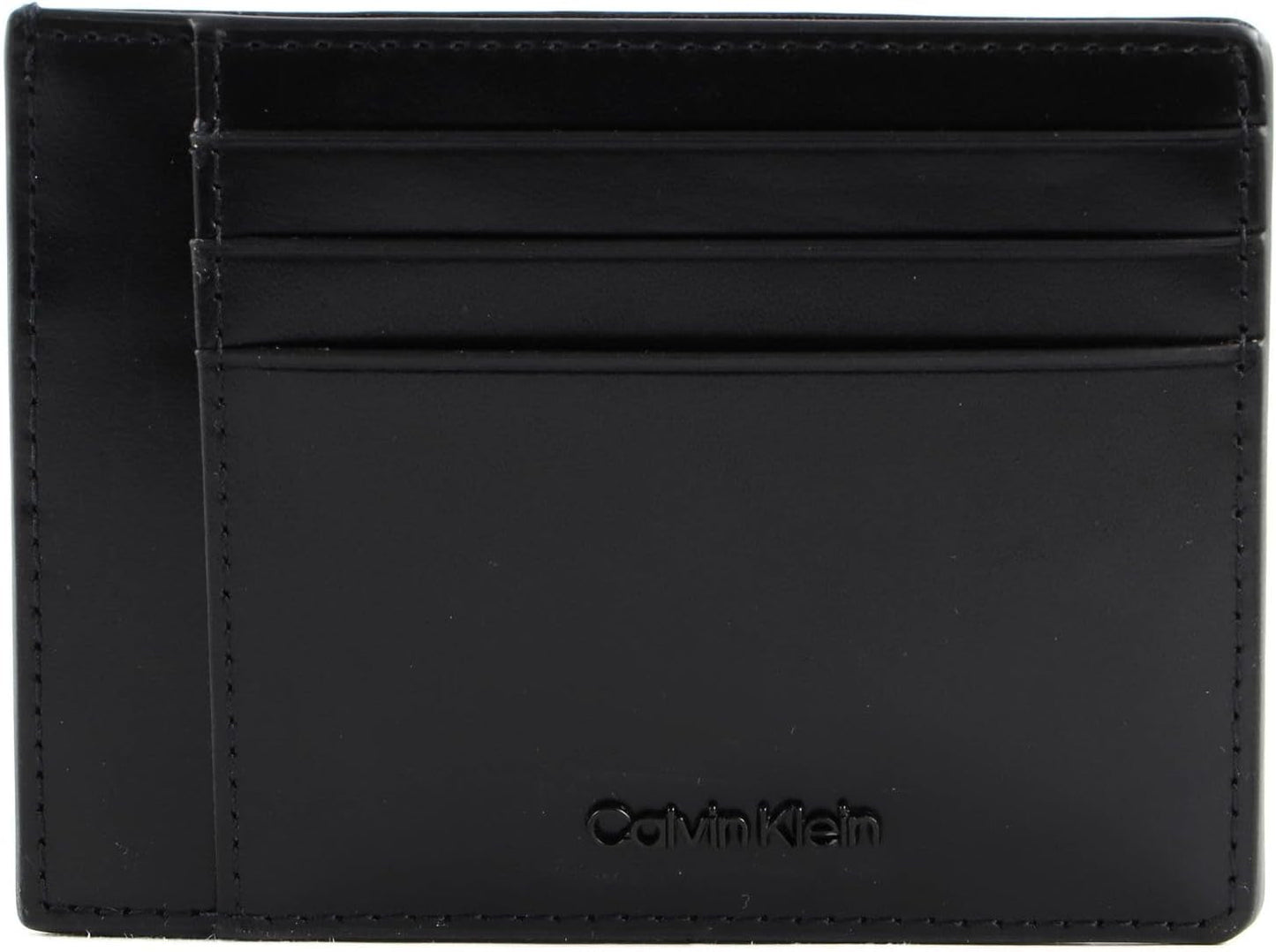 Calvin Klein CK MEDIAN ID CARDHOLDER Cartera para hombre, negro (Ck Black), OS Cartera hombre Naty Shop